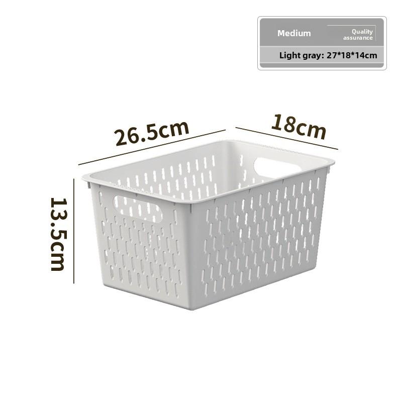 Daily Household Sundries Storage Box, Snack Toy Storage Plastic Storage Basket Desktop Book Sorting Storage Box