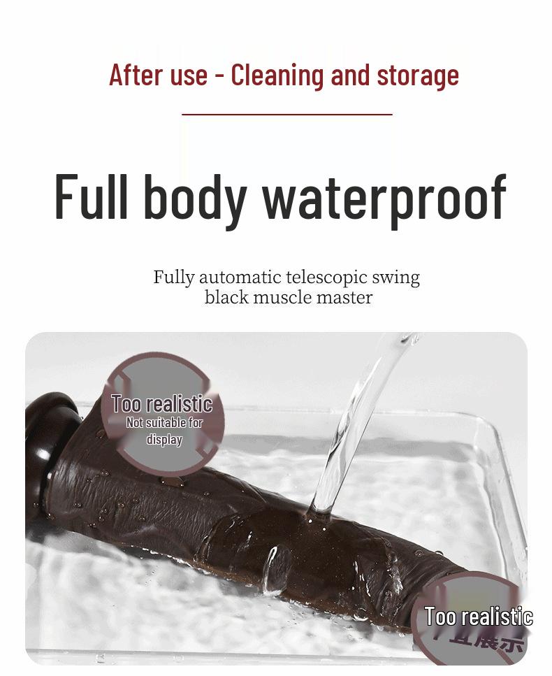 Silicone Telescopic Realistic Vibrator for Women