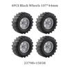 4WD RC Car Chassis Electric Drive Climbing Car Off-Road Technical with Suspension Shocks 8CH APP Remote Control MOC PF 8882 8878