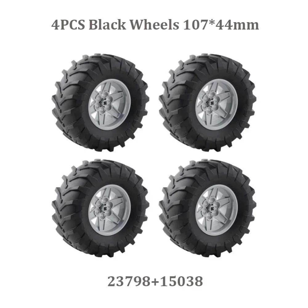 4WD RC Car Chassis Electric Drive Climbing Car Off-Road Technical with Suspension Shocks 8CH APP Remote Control MOC PF 8882 8878