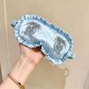 Stretchy Sleep Eye Mask Harajuku Eye Covers Kawaii Rhinestone Large Eyes Mask  Girls