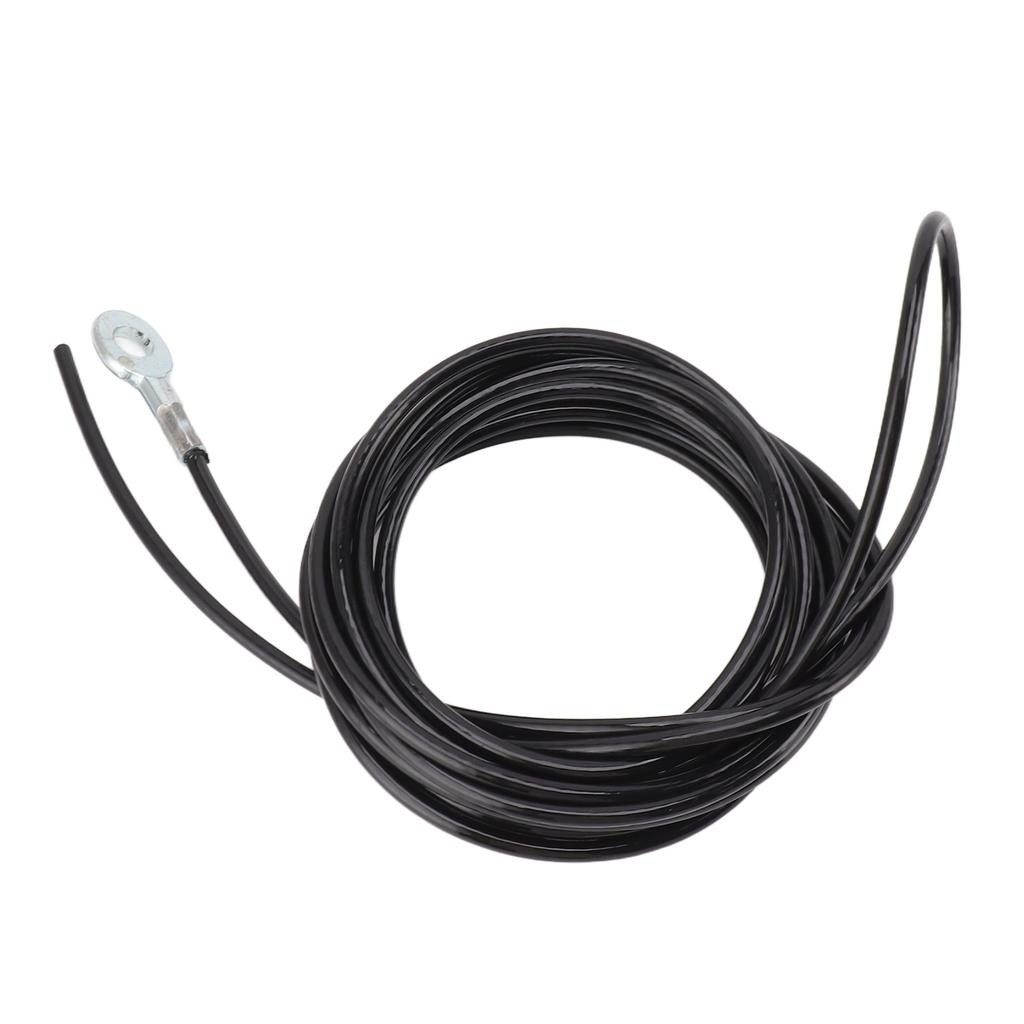 Pulley Cable Steel Fitness Cable Black Adjustable Strong Coated Pulley Machine Accessory for Gym Home Workout Exercise