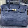 Yijinyuan 2024 Alligator Leather Platinum Bag Handbag Women Shoulder Fashionable Sweet Large-capacity