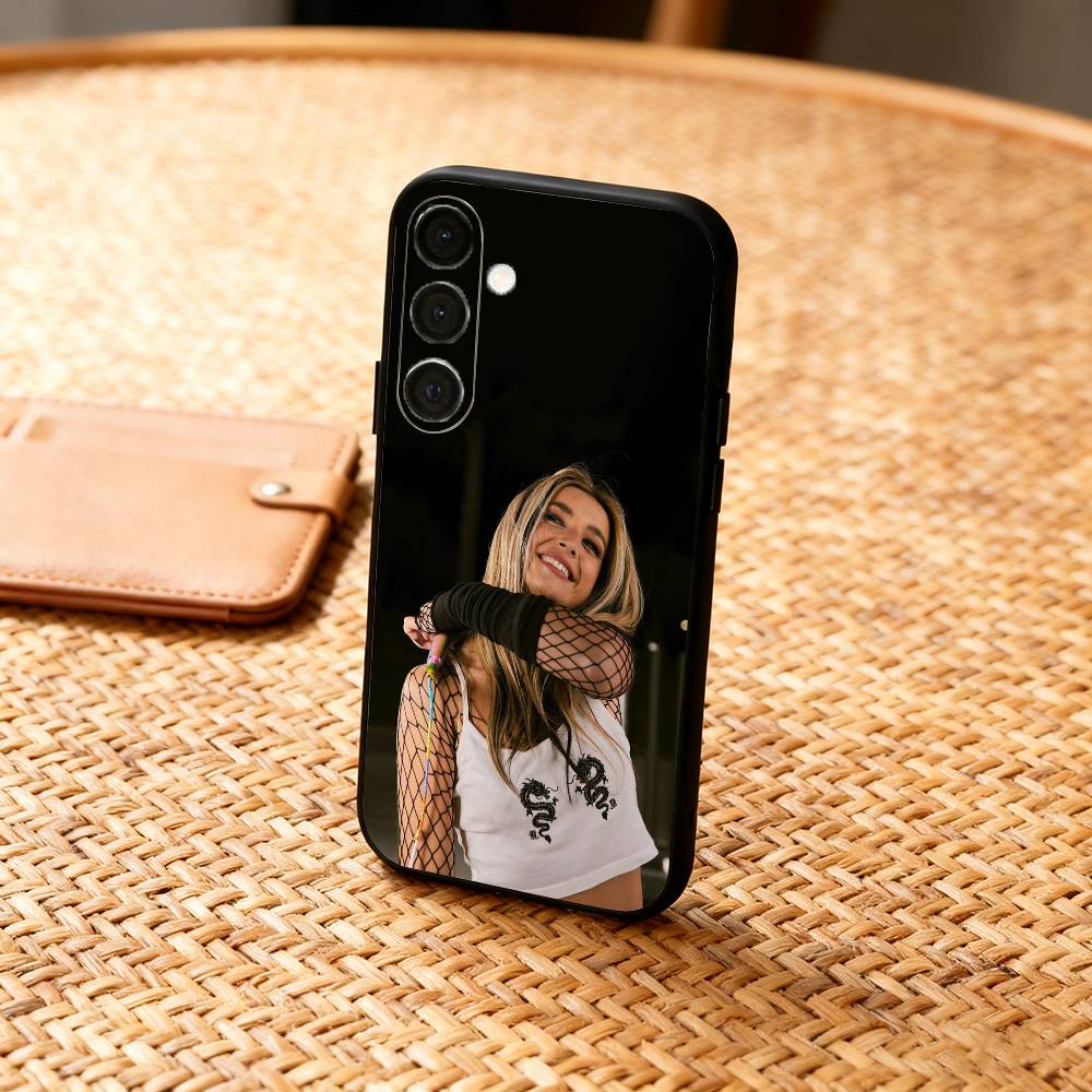 

Cute L-Lola Singer I-Indigos Phone Case For Samsung A73,72,71,A52,51,40,41,A22,A32,31,A13, Soft Black Shell Samsung a12