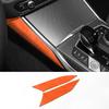 For BMW 2er Two-Door G42 3er I3 G20 G28 4er I4 G23 Center Console Side Trim Sticker Made of Alcantara Car Interior Accessories rlpf46