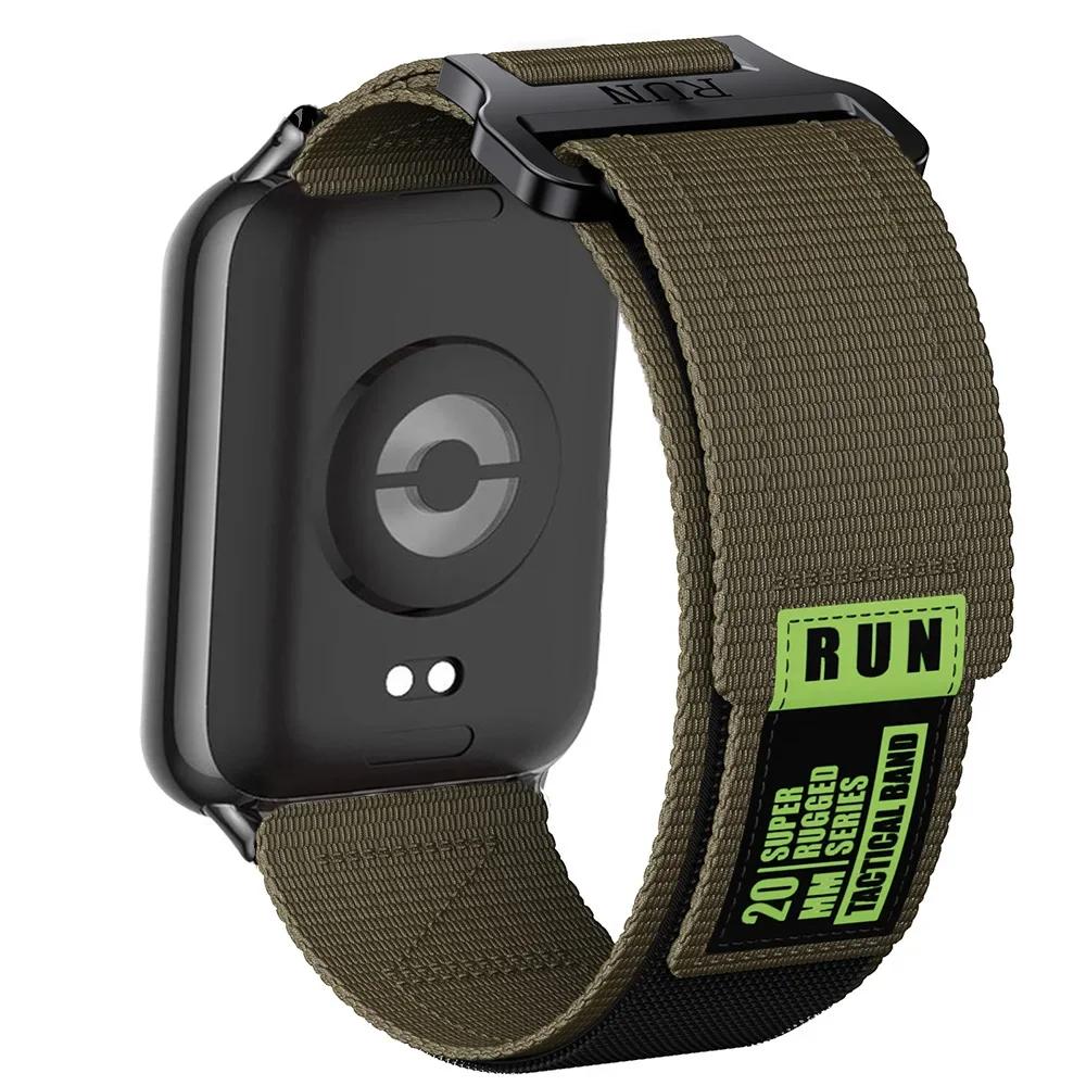 Prodyšný pásek pro Xiaomi Redmi Watch 4/5 Nylonová smyčka Vyměnitelný náramek Pásek pro chytré hodinky Mi Band 9/8 Pro Sportovní pásek