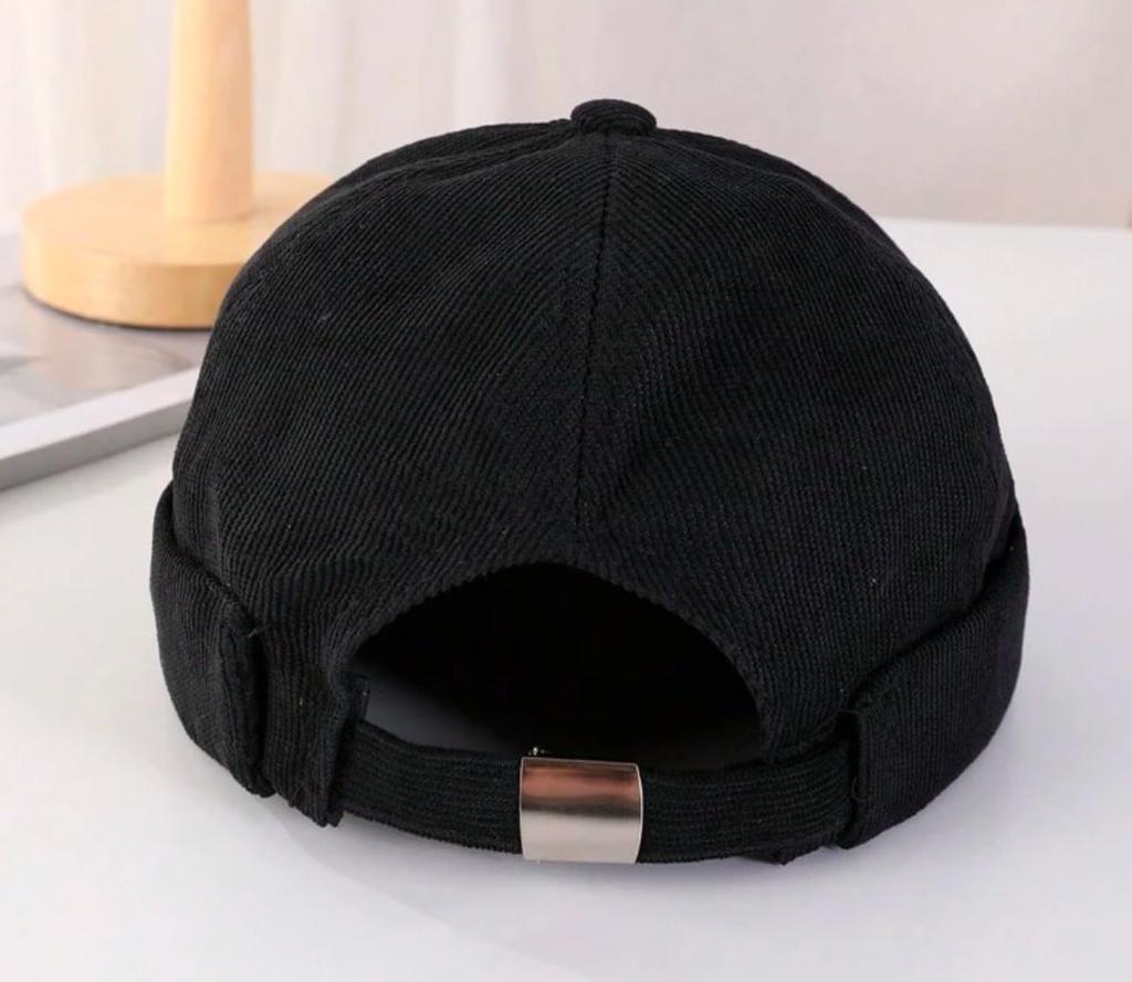 [sproutsy] Fisherman's Cap, No-Brim Docker Hat, Roll Cap, Corduroy (JP, Number Size, 58.0 Cm, Burgundy)