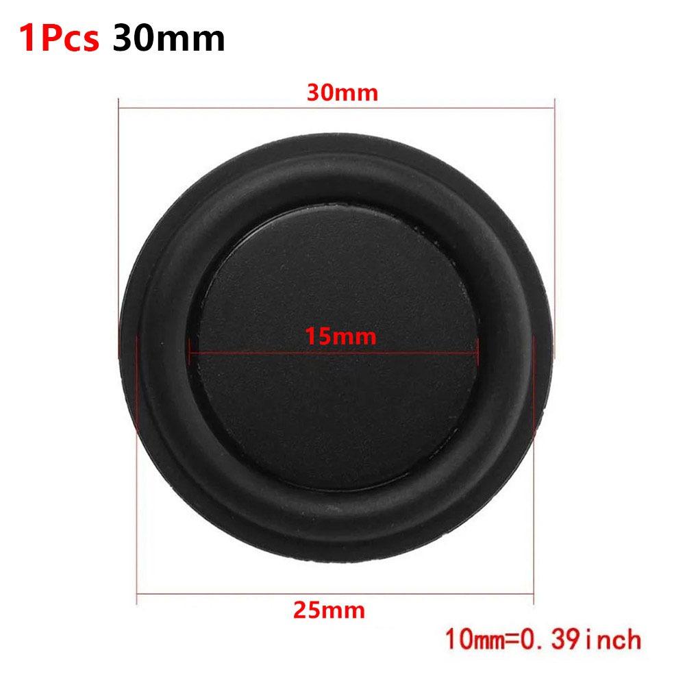 

1/2Pcs Durable 30/40/50mm Speaker Vibration Membrane Rubber Black Bass Radiator Subwoofer Bass Woofers
