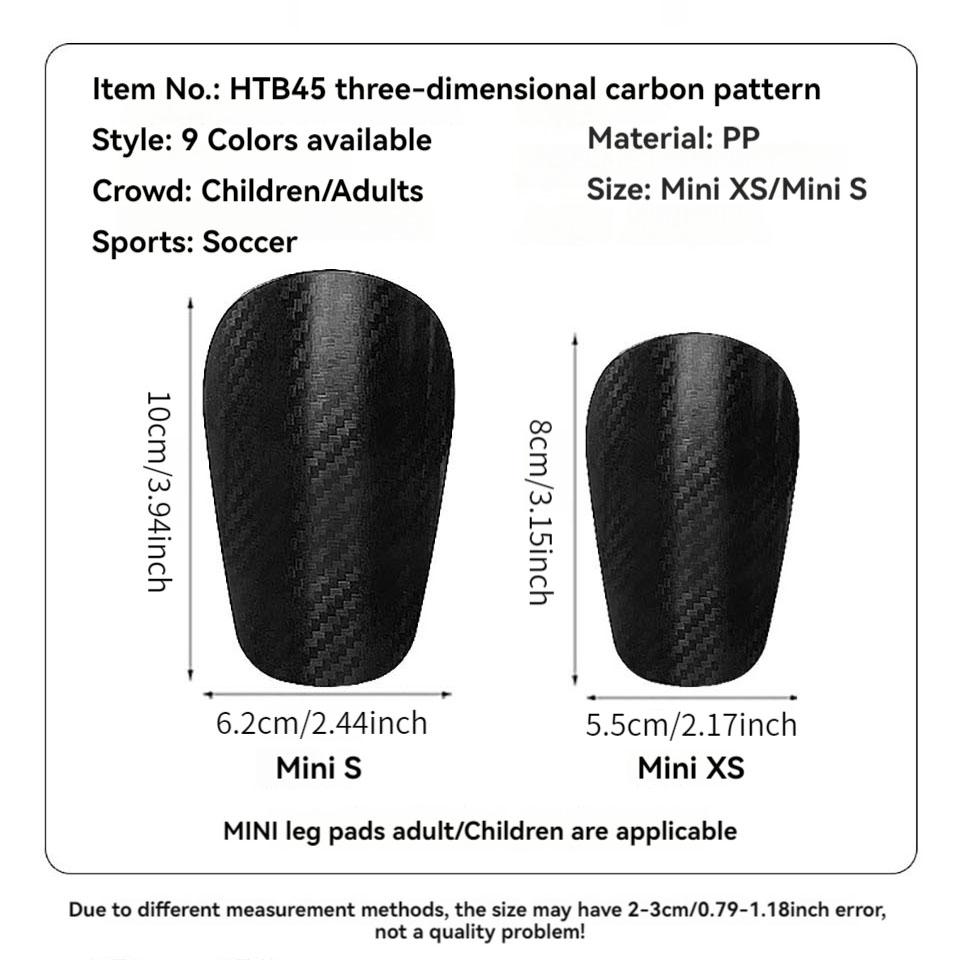 Loogdeel 1Pair Mini Shin Guard Soccer Miniature Shin Support Kids Adults Extra Small Protective Equipment Football Shin Guards