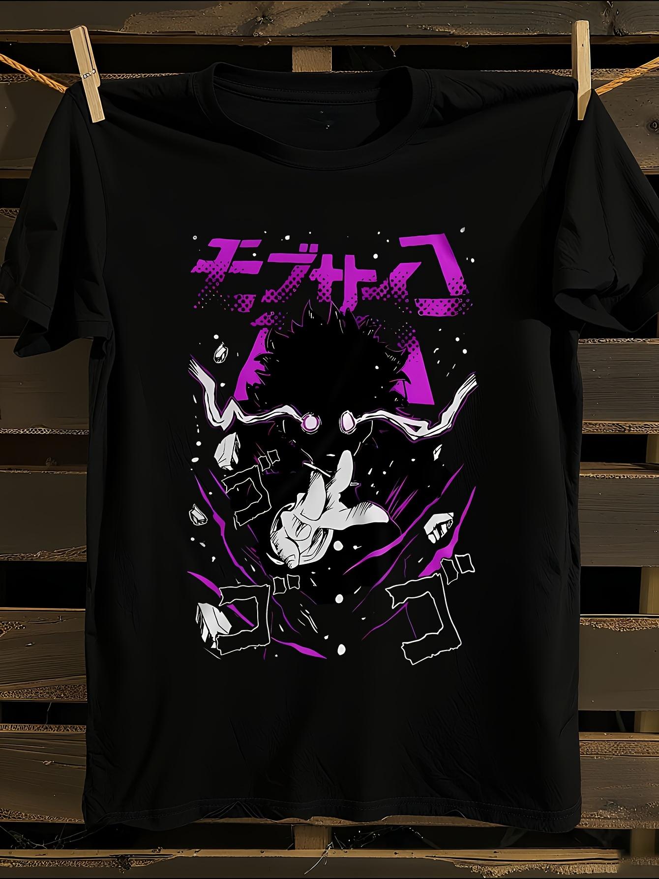 Mob Psycho Anime Graphic T-shirt S