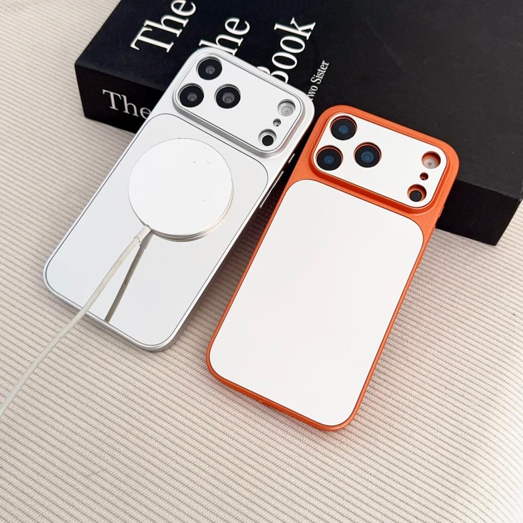 Makeup Mirror Shockproof For Magsafe Magnetic Phone Case For iPhone 17 16 15 14 13 Pro Max Camera Corning Large Window PC Cover