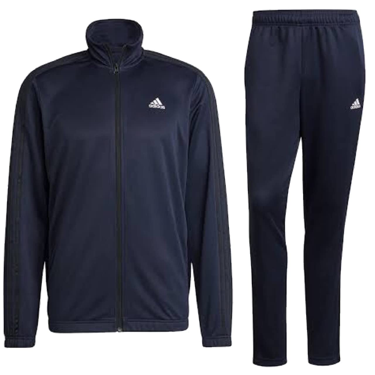 

adidas Зауженный Размер L KOF42 Темно-синий Мужской Спортивный костюм, (Рост 172-178см),