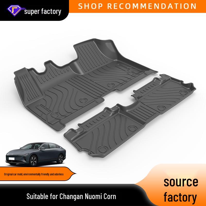 Индивидуальные автомобильные коврики для Changan: Nuomi Yu, Oshan X5 PLUS, CS95, X5plus 22-26 Models Sticky Corn【TPE Material】