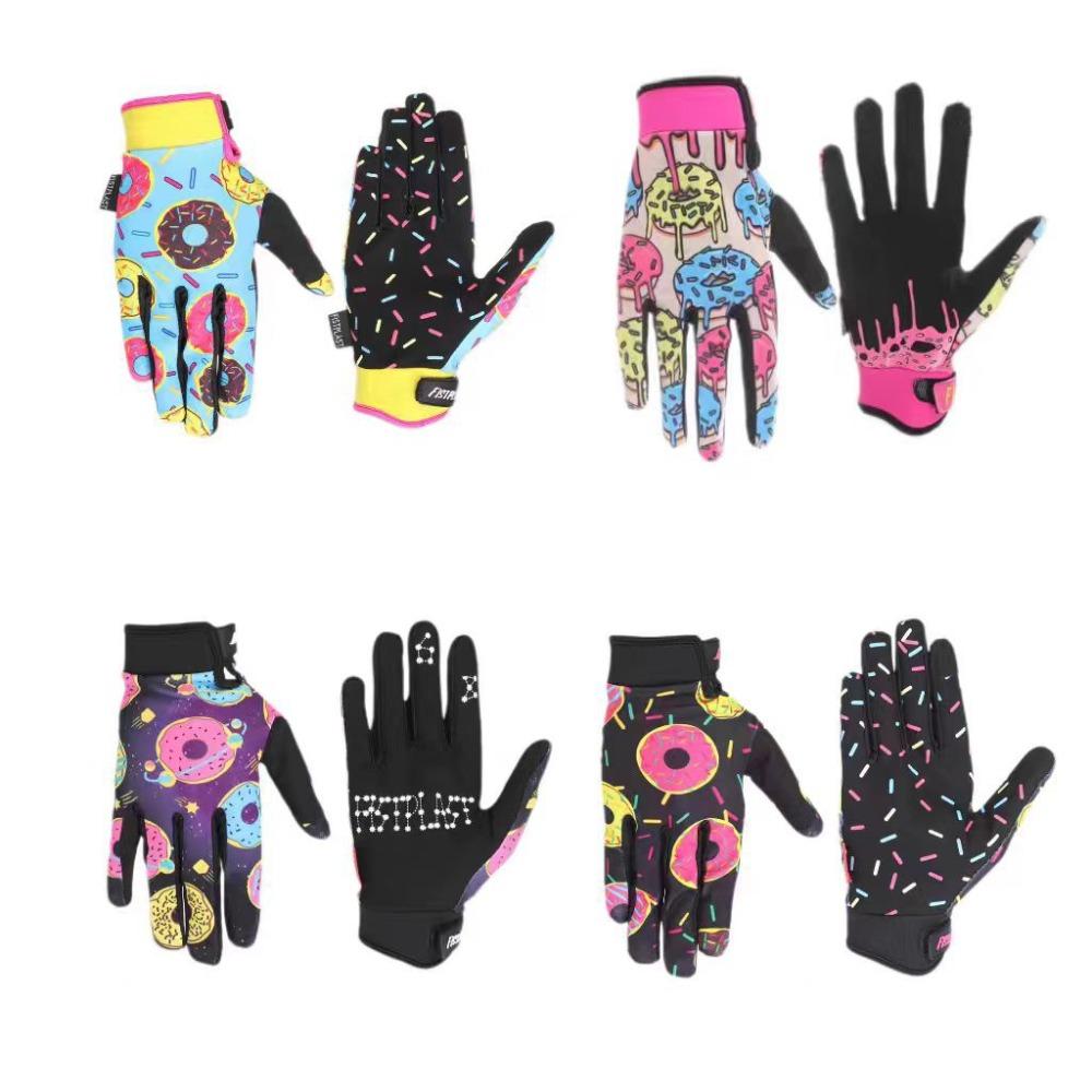 

24 new fistplast four-color super donut riding off-road motorcycle touch screen long finger motorcycle gloves XL чёрный