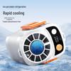 Portable Hanging Waist Fan - High Wind Power Mini Ice Pack Cooling Clip-on Fan for Outdoor Use