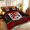 Custom Fulham Bedding Quilt Set Quilt Cover Pillowcase Home Decoration Birthday Gift (1 * Duvet Cover + 2 * Pillowcase, Without Core)