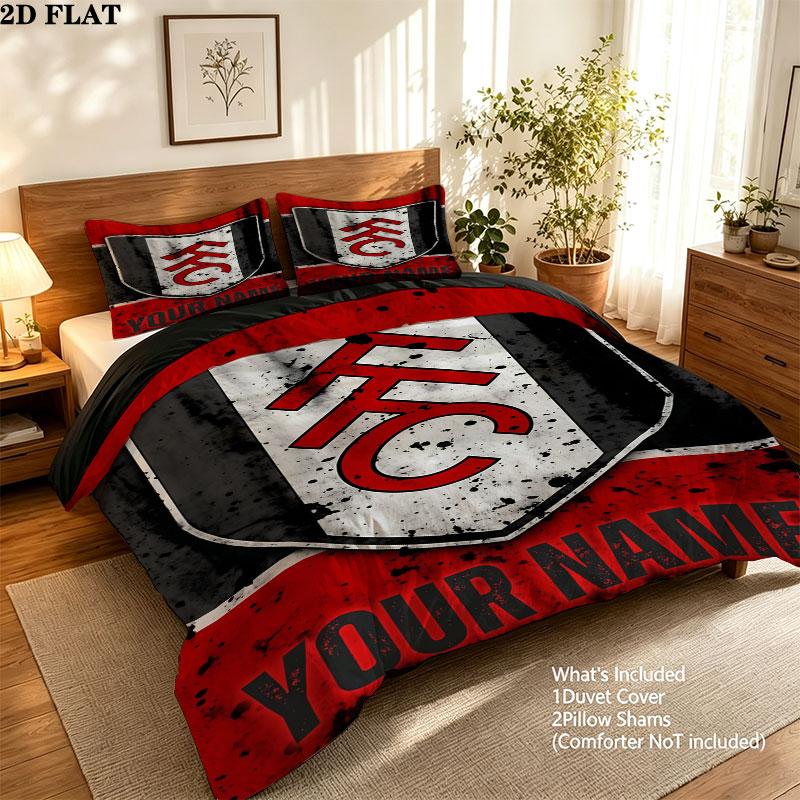 Custom Fulham Bedding Quilt Set Quilt Cover Pillowcase Home Decoration Birthday Gift (1 * duvet cover + 2 * pillowcase, without core)