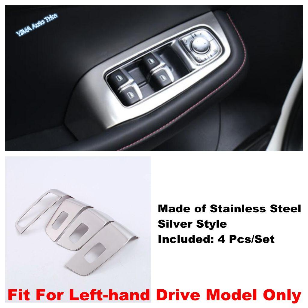 Car Interior Door Armrest Window Lift Switch Button Panel Decoration Cover Trim For MG HS / HS Plug-in  - 2024 Accessories