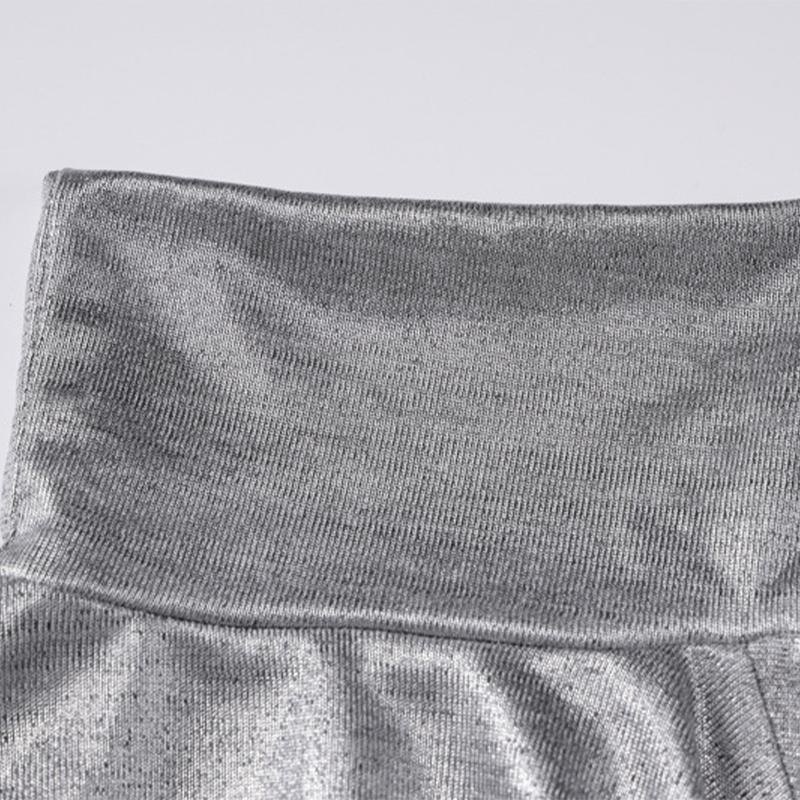 Abito sexy da donna slim collo alto manica lunga vita alta abiti ultra corti