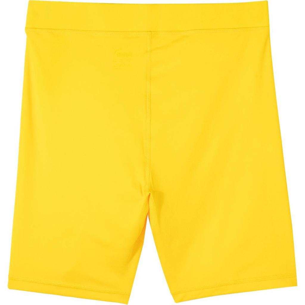 Puma Liga Baselayer Breathable Elastic Waist Logo Print Sports Shorts Men Shorts Electronic-Yellow 655924-06