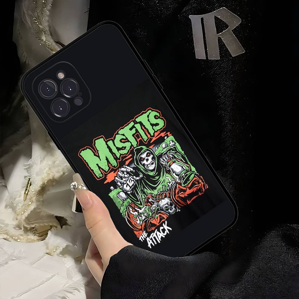 The M-Misfits G-Glenn Danzig Phone Case For IPhone 16 Pro Max 15 17 Plus 14 13 12 Mini 11 Black Cover