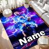 Custom Name Personalized Kylian Mbappe Print Carpet, Versatile Home Decor Rug, for Playroom, Apartment, Balcony, Entryway, Hallway Gift