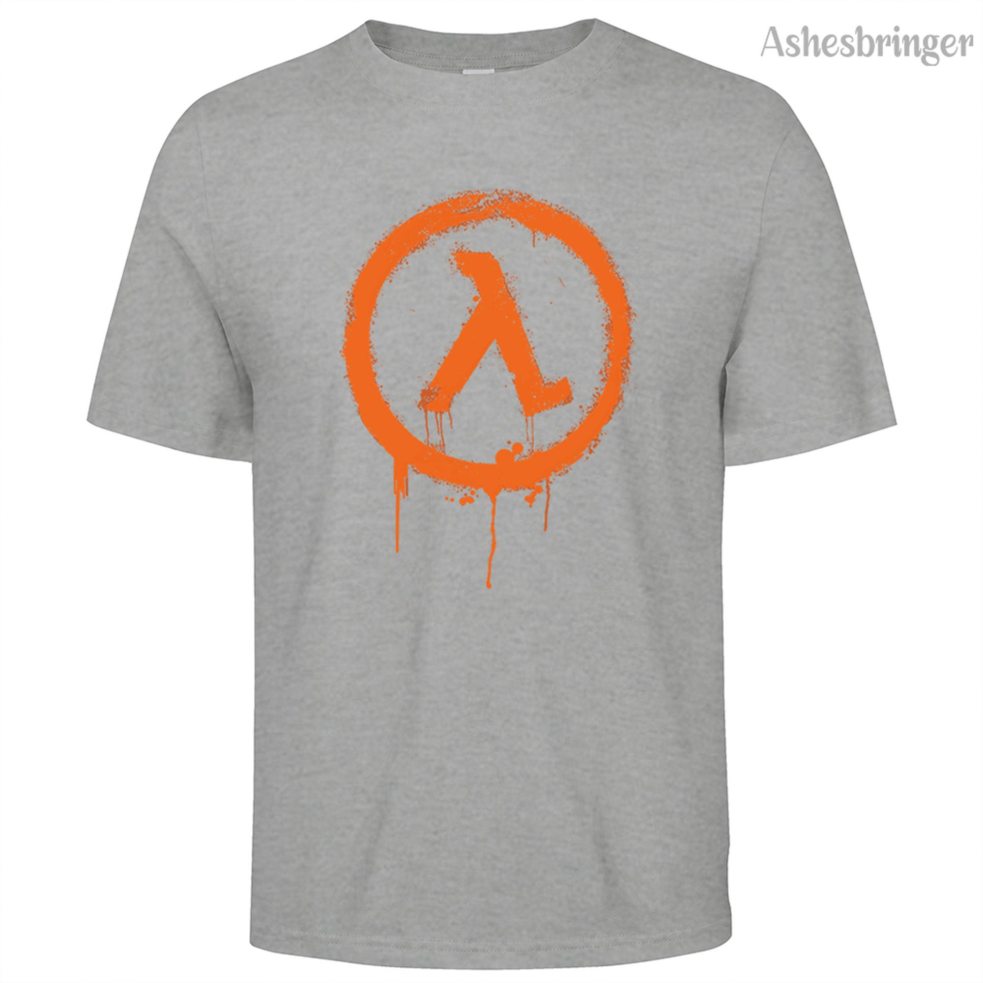 

Men s Cotton Crew Neck Half Life Graphic Print T-Shirt Street Casual Style Tops For Men and Women 4XL