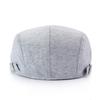 Adjustable Newsboy Caps Solid Color Flat Visor Cap Fashion Vintage Berets Hat  Men