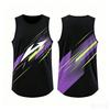 Summer Running Fitness Sports Men's Tank Tops Casual O-neck Sleeveless Shirt Fashion Quick Dry Breathable Gym T-shirts Singlets
