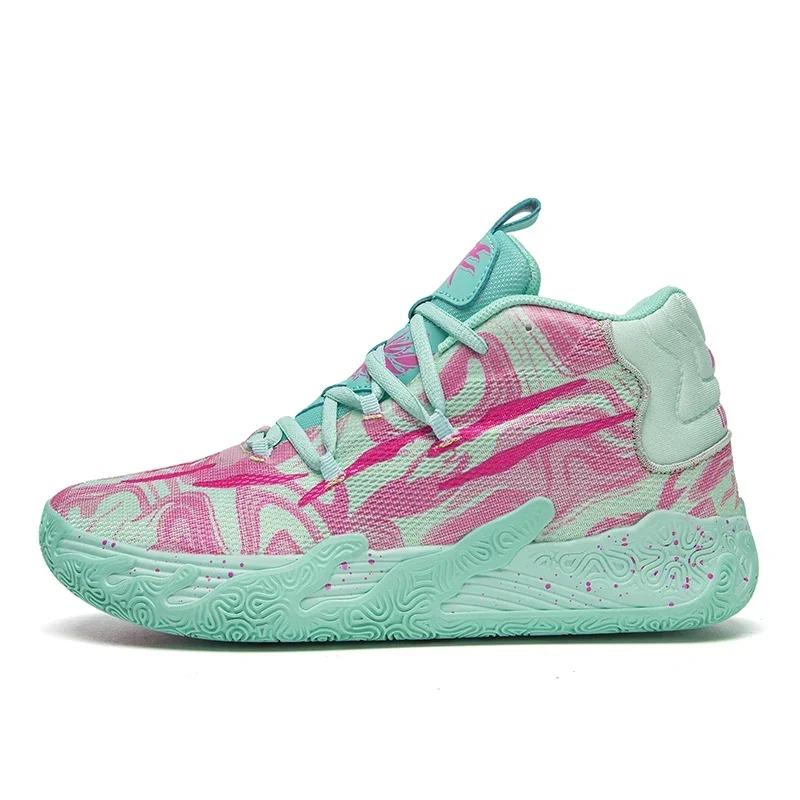 

2025 Новые мужские кроссовки дышащие удобные мужские баскетбольные кроссовки износостойкие нескользящие парные спортивные туфли Tenis Hombres 36