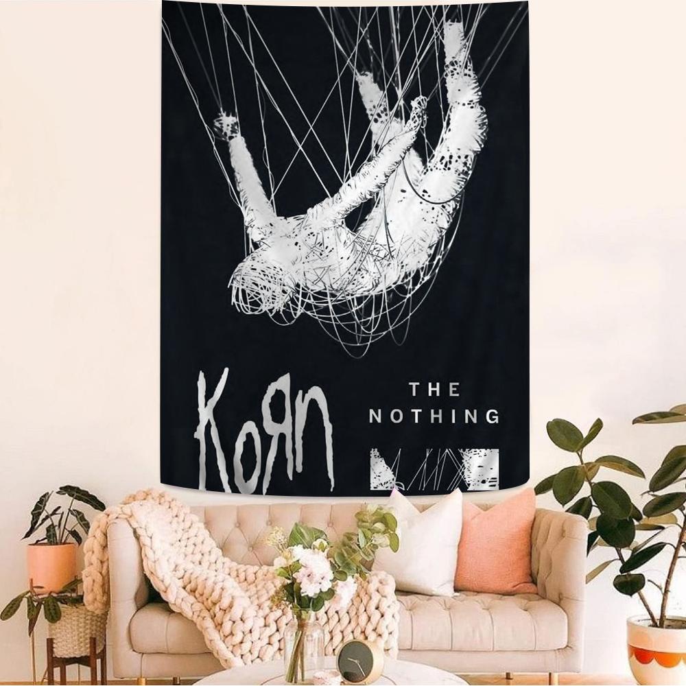 Korn Rock Band Music DIY Wall Tapestry Art Science Fiction Room Home Decor Wall Art Decor