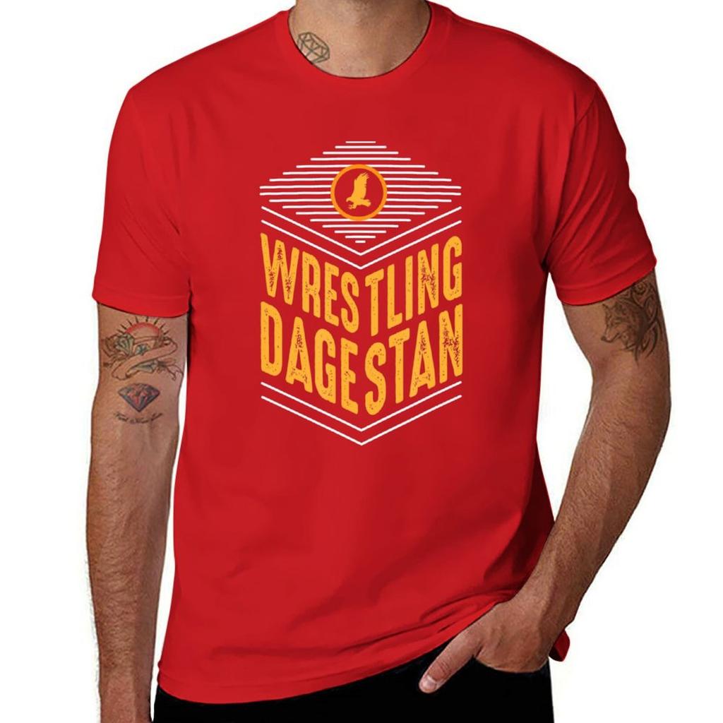 Wrestling In Dagestan Singlet. Wrestler Training T-Shirt animal prinfor boys vintage clothes mens champion t shirts