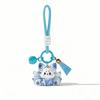 Creative Design Nine Tailed Animal Keychain Cartoon Bag Charm Resin Hanging Ornament  Holiday Gift
