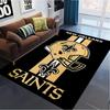 New Orleans Saints Logo Carpet Rug for Living Room Bedroom Home Sofa Decoration,Kids play Non-slip Floor Mat