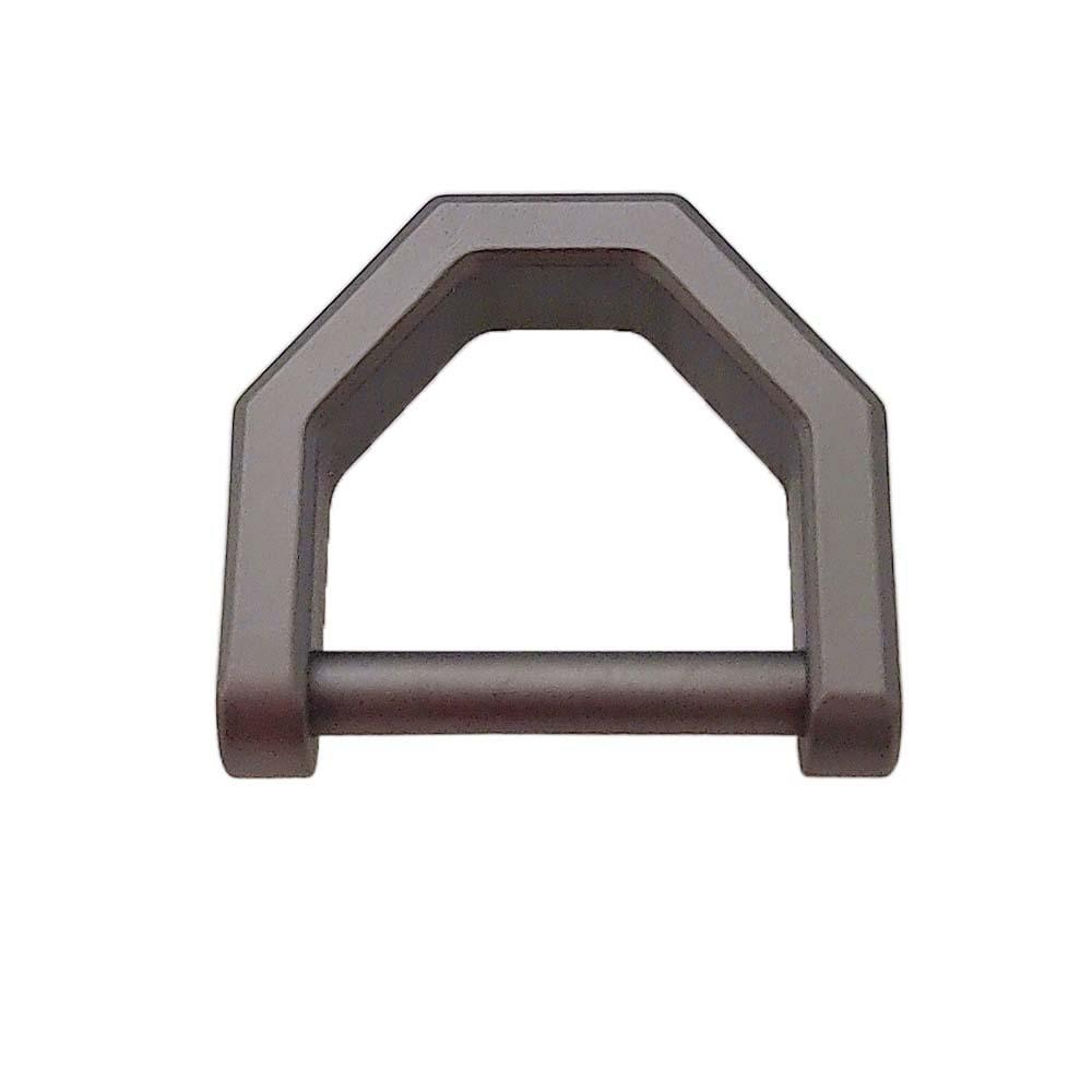 Anti-lost Titanium Zinc Zinc Alloy Key Chain Polyester Mini Buckle Thickened D-shaped Key Ring Women
