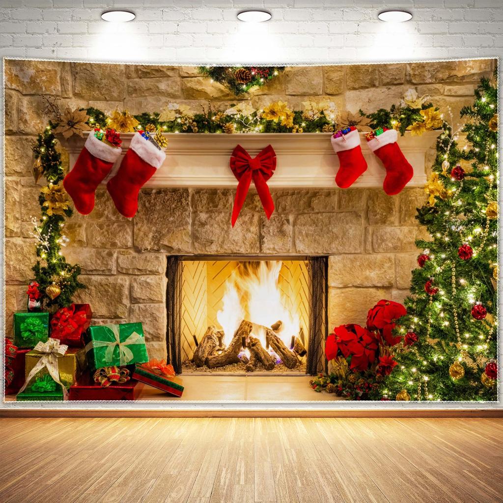 Christmas Theme Tapestry Winter Snowflake Tapestry Cute Snowman Tapestry Wall Hanging Tapestries Bedroom Home Living Room Dorm