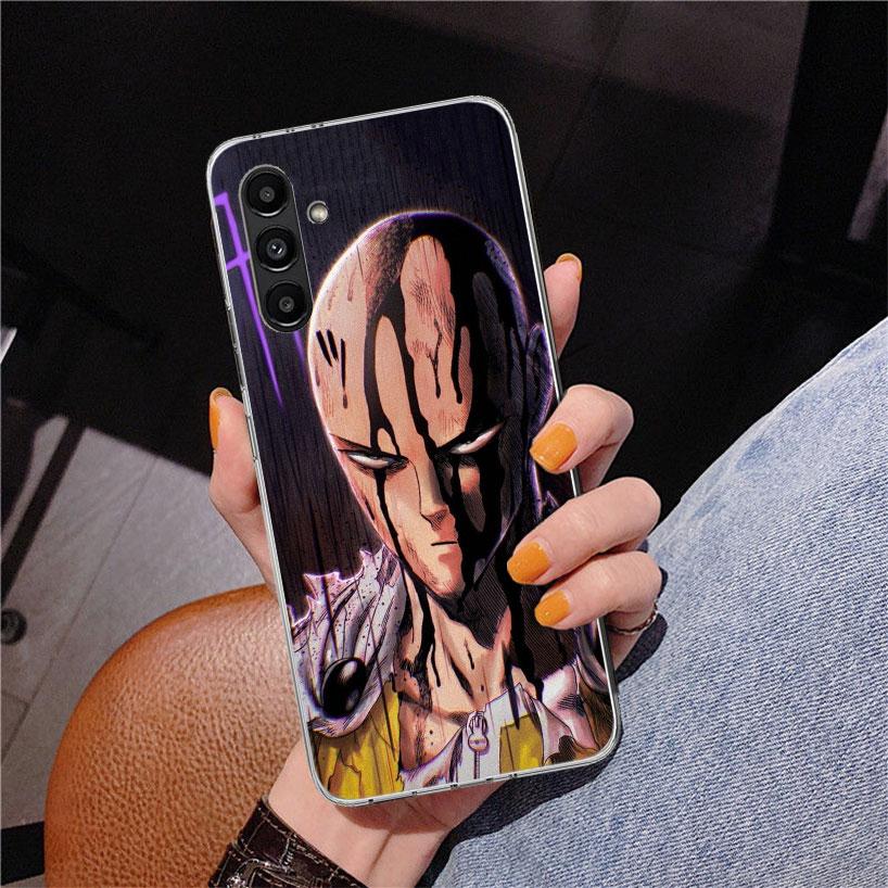One P-Punch-Man Saitama King Phone Case For Samsung Galaxy A17 A16 A15 A14 A13 A57 A56 A55 A54 A53 A37 A36 A35 A34 A33 A26 A25 A