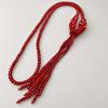 Long Tassel Crystal Beaded Necklace All Glass Crystals Necklace  European Style Collocation