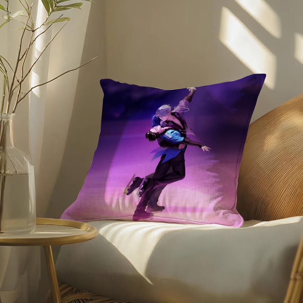 Yuri!!!Onice Pillow Case Pillowcase, Double-Sided Printed, Sofa Cushion, Bedroom Headboard