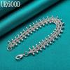 925 Sterling Silver Women's and Men's Bracelets Wedding Party Gifts Fashion Jewelry