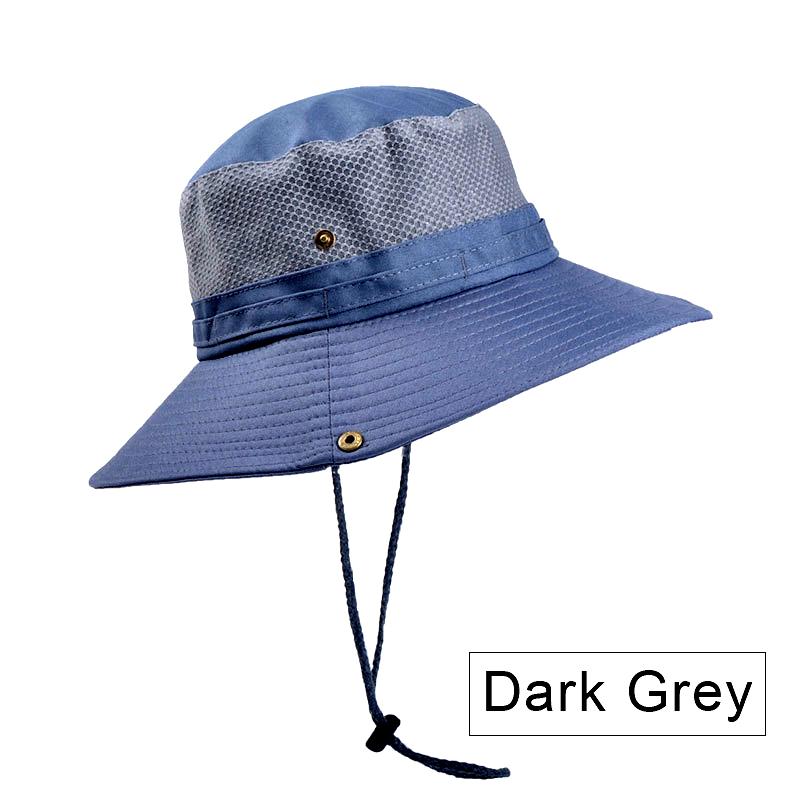 Men's Hat Panama Bucket Hat Outdoor Sun Protection Hats For Men Fashion Summer Hat visor Fisherman's Hat Anti-UV Women cap