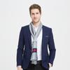Business men's silk scarf suit with silk double-sided scarf winter new long scarf gift box