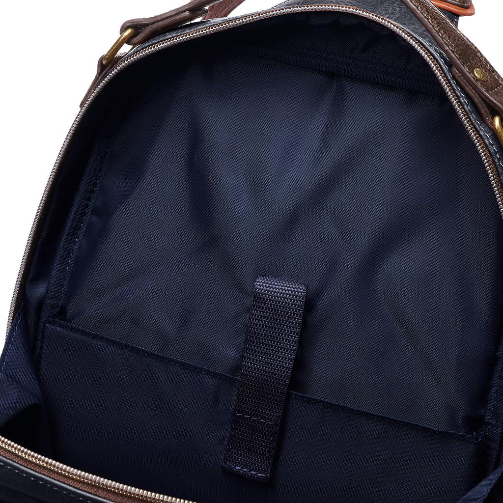 Batoh Lee s umělou kůží v antickém stylu, námořnický, 3 způsoby nošení, (Úložiště pro tablet),