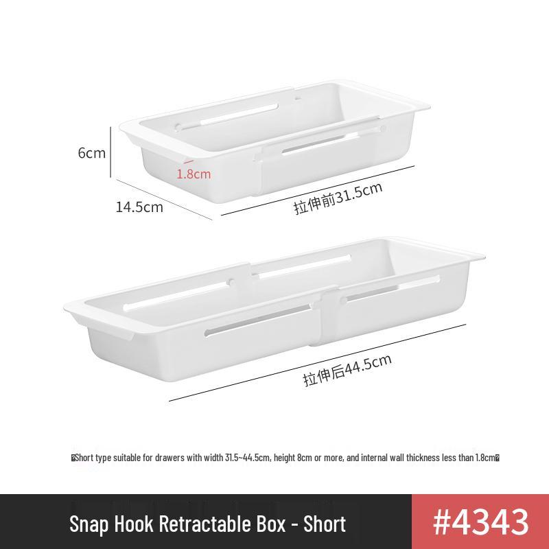 Multi-Use Storage Box for Kitchen, Desk, and Bathroom