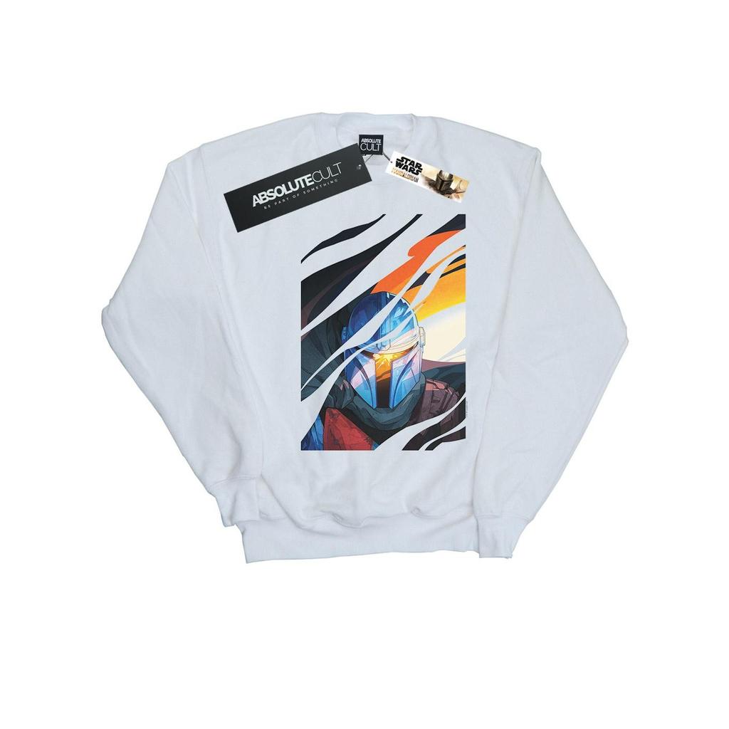 STAR WARS Felpa da uomo The Mandalorian Glare