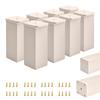 X Basic Furniture Legs | Cross-section 40x40 Mm | H - 100 Mm | Color: Cashmere + Screws Included