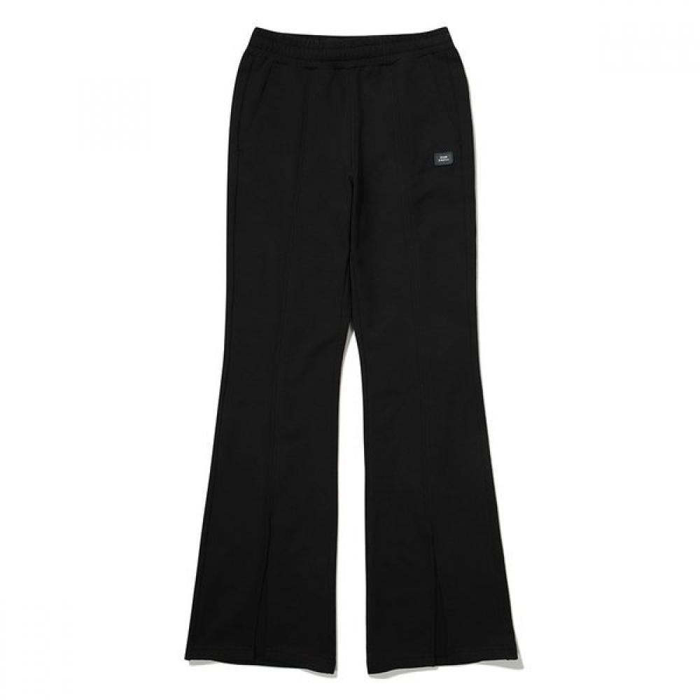 Woman Bootcut Pants Wrinkle  Black 070