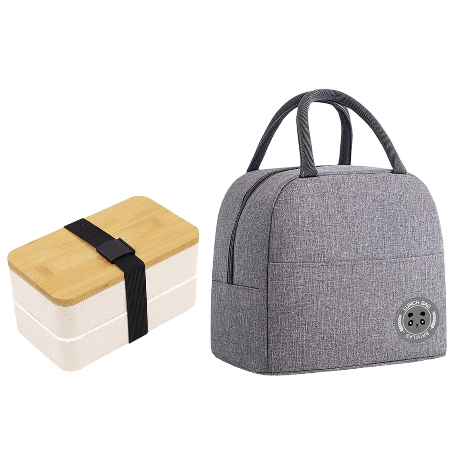 

Многосекционный контейнер для ланча, коробка для упаковки здоровой еды, контейнер для ланча с секциями и термосумкой для ланча белый