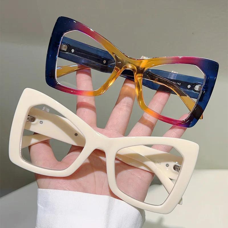 Vintage Butterfly Anti Blue Light Optical Glasses Women Brand Designer Myopia Customize Prescription Reading Eye Glasses Frames