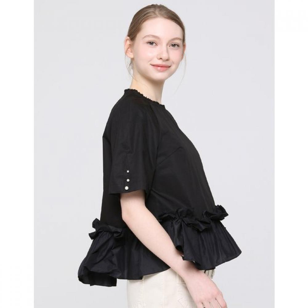 Son Jung Wan Women Lace Shirring Blouse Zbl6262341